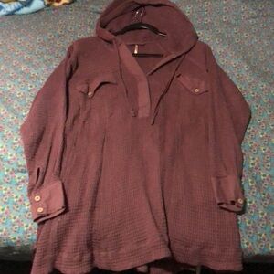 Free People Hooded Top